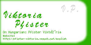 viktoria pfister business card